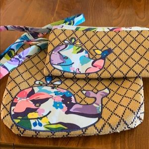 Vera Bradley Beach Crossbody AND Wristlet